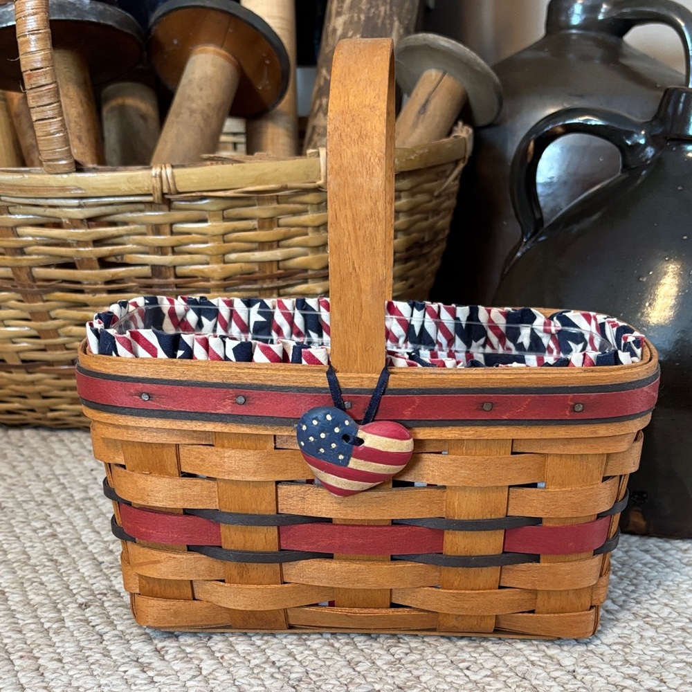 1994 Longaberger All- American Candle Basket Set